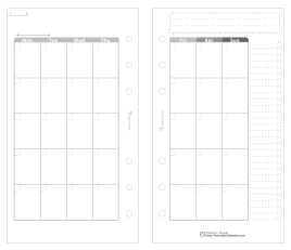month On Two Pages Refill